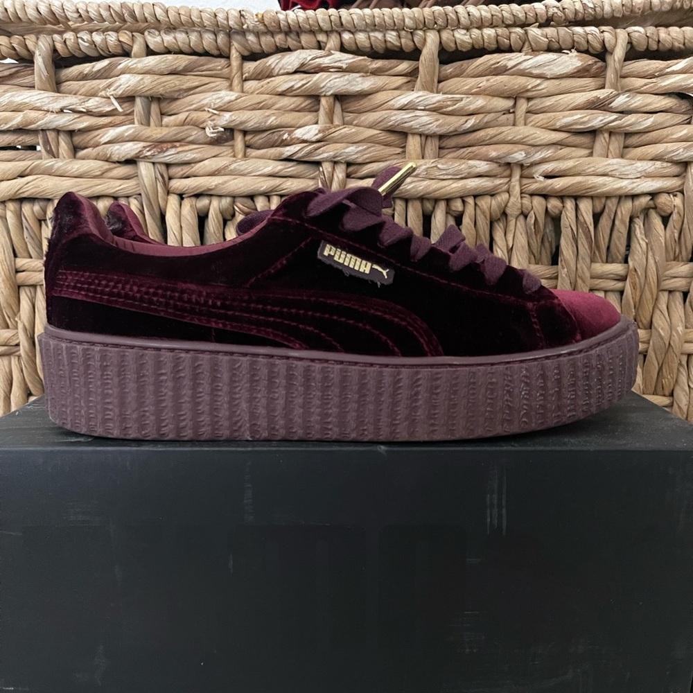 Fenty creepers velvet royal purple women’s size 8